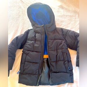 Boys All in Motion Puffer jacket - fleece lined - size 4/5